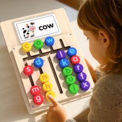 Educational Letter Matching Spelling Board Toy
